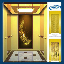 Direct Price Golden Color Classic Luxury Hotel Elevator